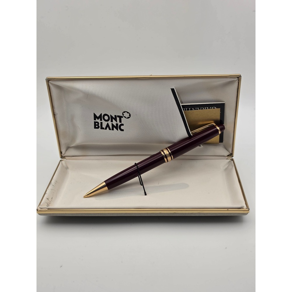 Montblanc Meisterstuck Classique Mechanical Pencil Burgundy Gold Trim Germany